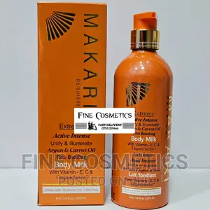 Original MAKARI Toning Body Milk Lotion Wiz Argan+Carrot Oil