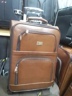 Yuoyae Leather Suitcase