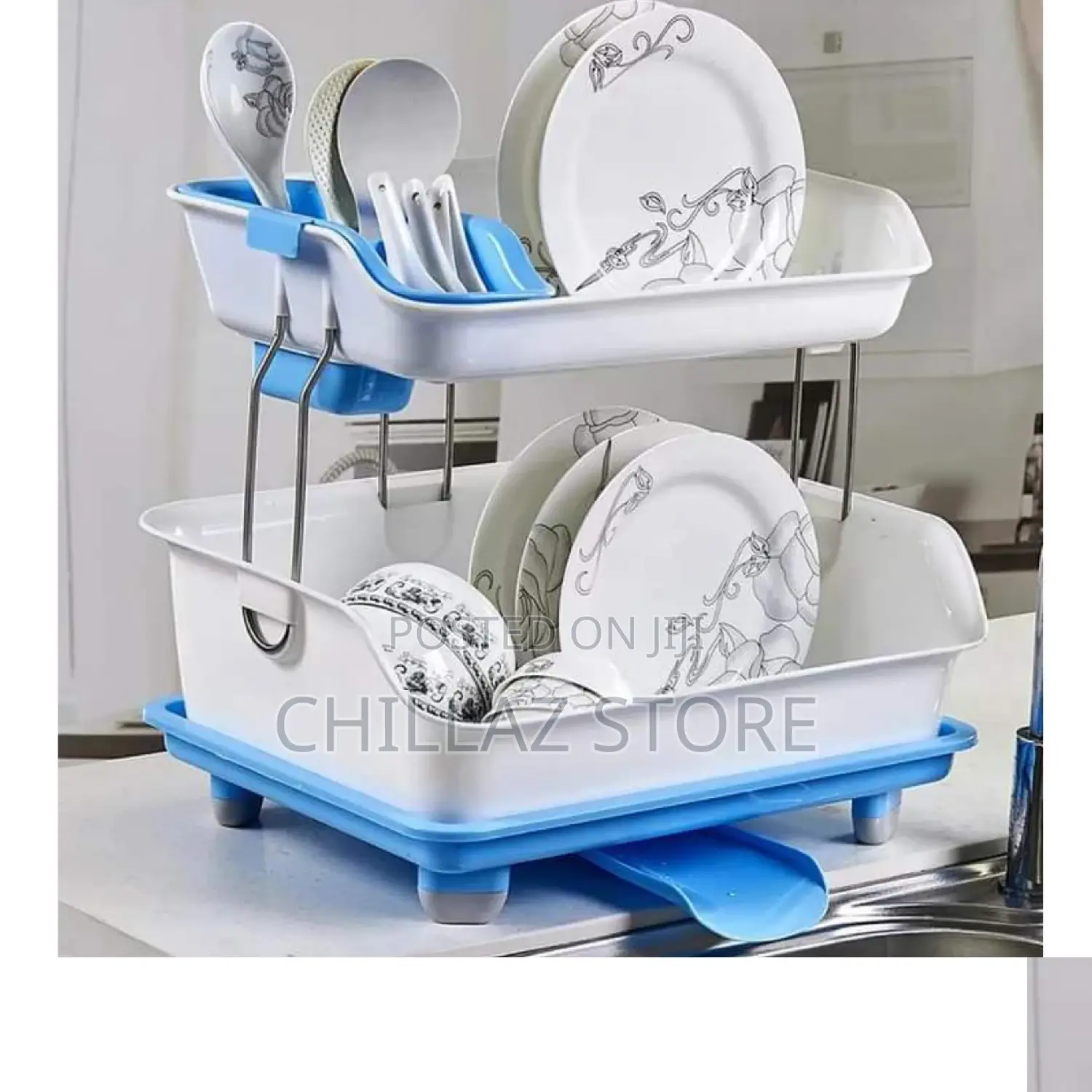 2tier Plastic Dish Drying Rack.