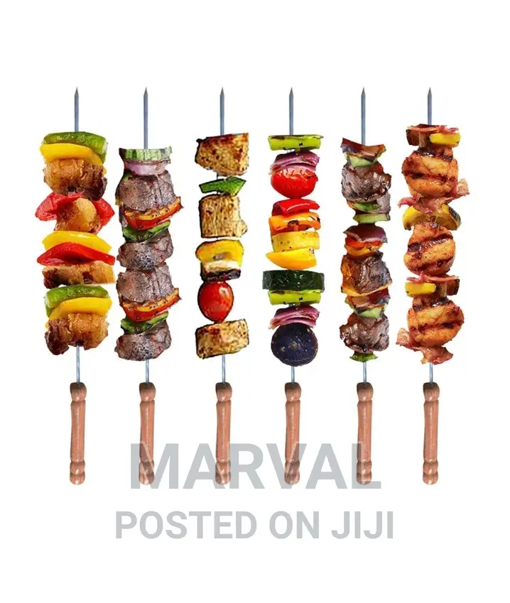 12pcs Reusable Barbecue Skewers