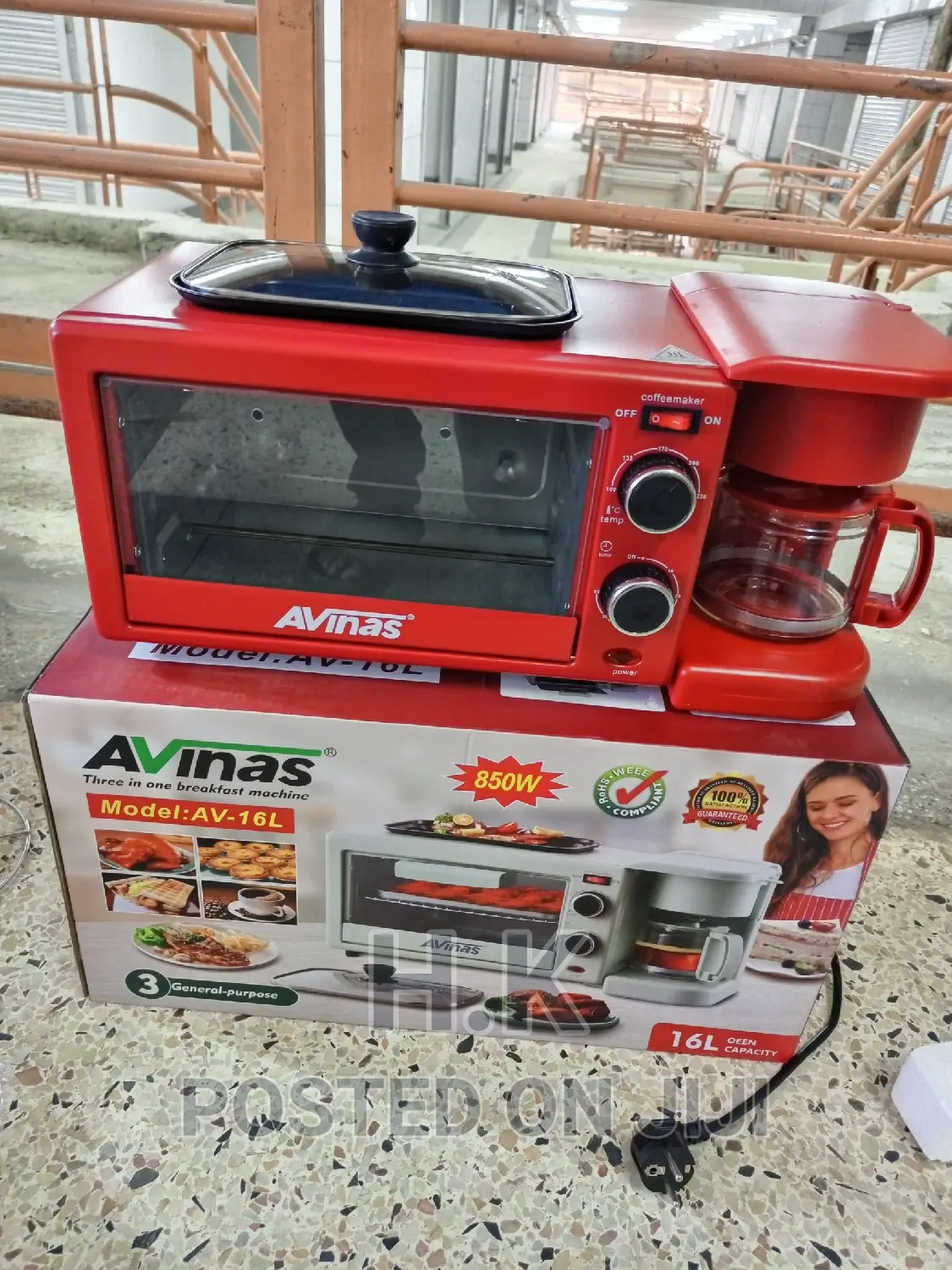 Avinas 3in 1 Breakfast Maker 16L Oven