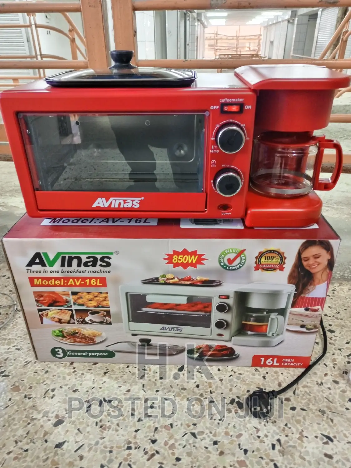 Avinas 3in 1 Breakfast Maker 16L Oven