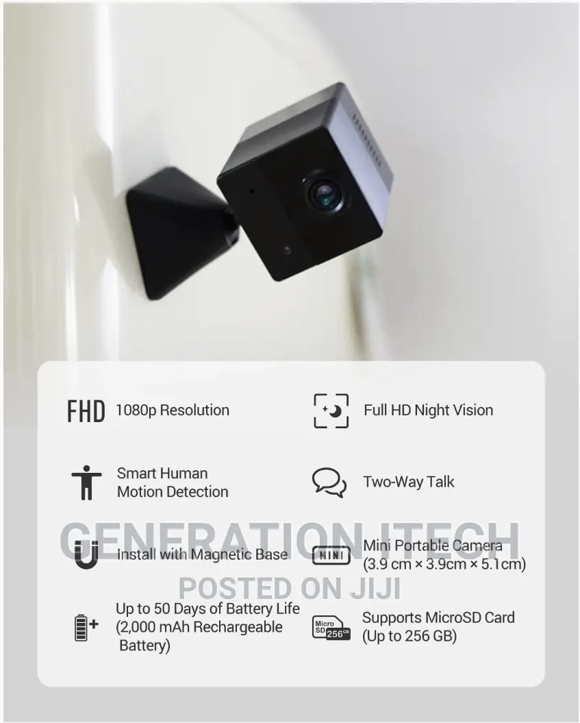 Smart Home Rechargeable Camera With 2 Way Audio- EZVIZ BC2
