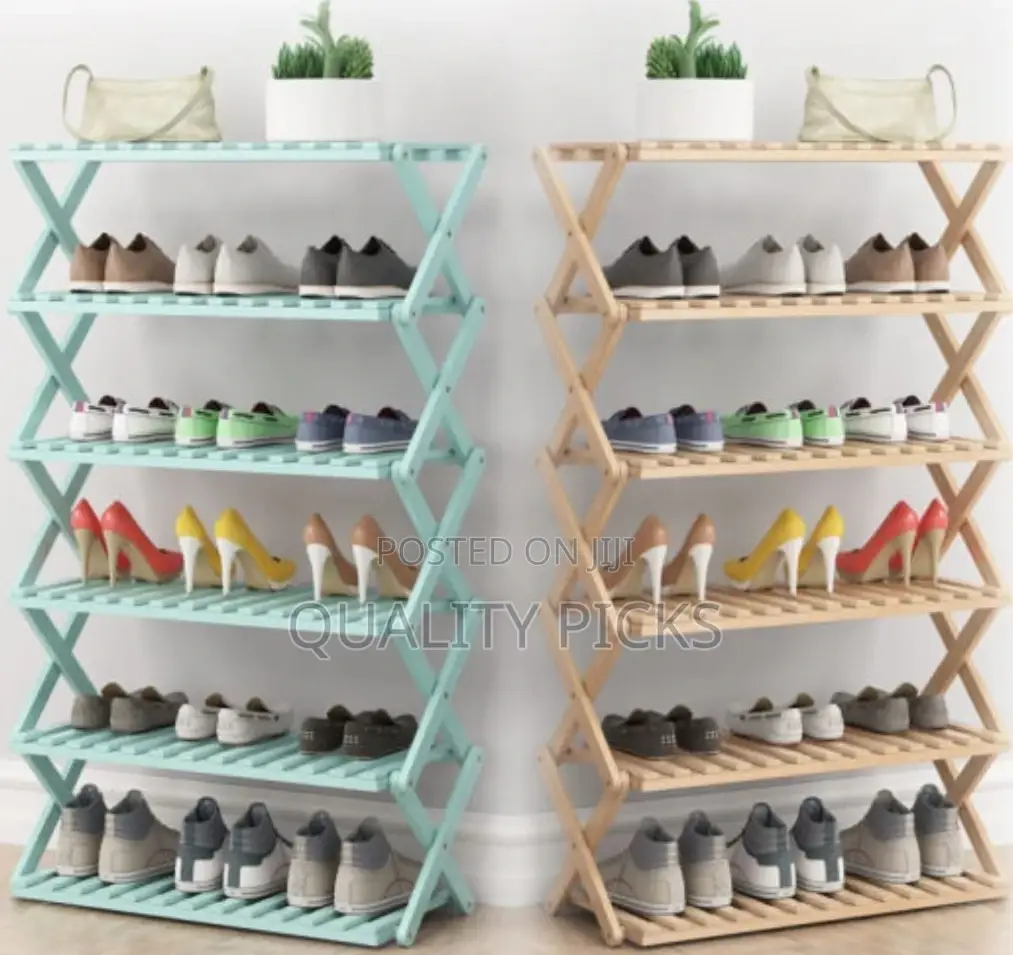 Wooden Shoe Rack Organizer