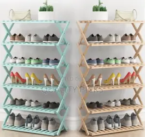 Wooden Shoe Rack Organizer