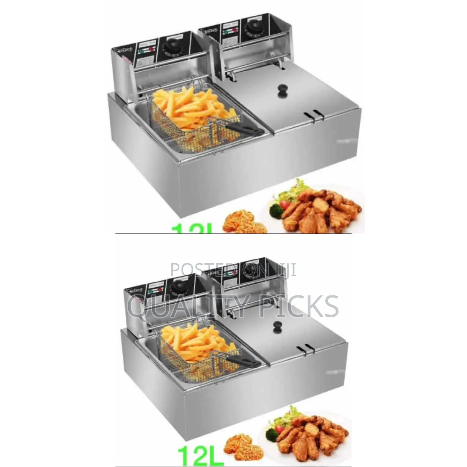 Commercial Double Deep Fryer