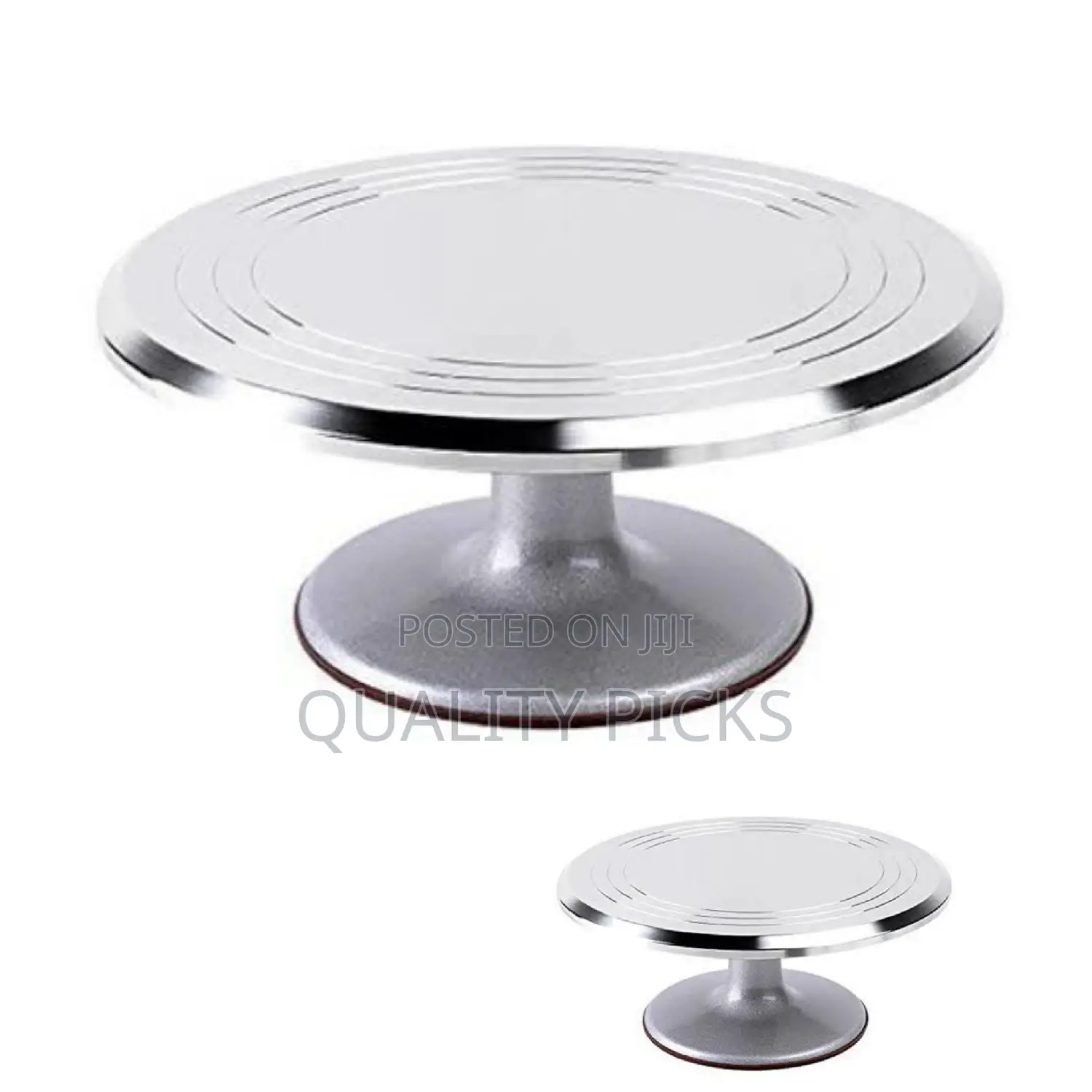Round Metallic Cake Stand