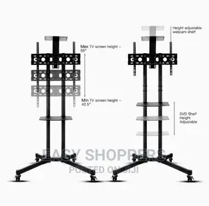 Movable Tv Mount Stand With Wheels for Conference Teaching