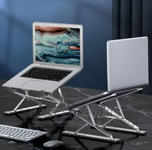 Double Laptop Stand Robust Aluminum Alloy Home or Office