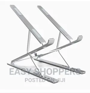 Double Heavy Duty Laptop Stand Adjustable Aluminum Alloy