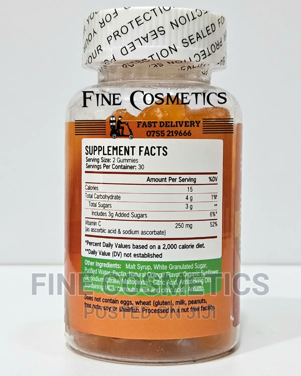 Health Bright Skin Immune System Support Vitamin C Gummies