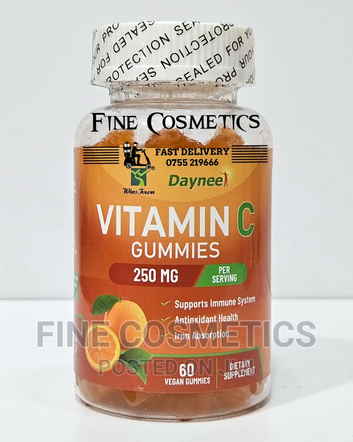 Health Bright Skin Immune System Support Vitamin C Gummies