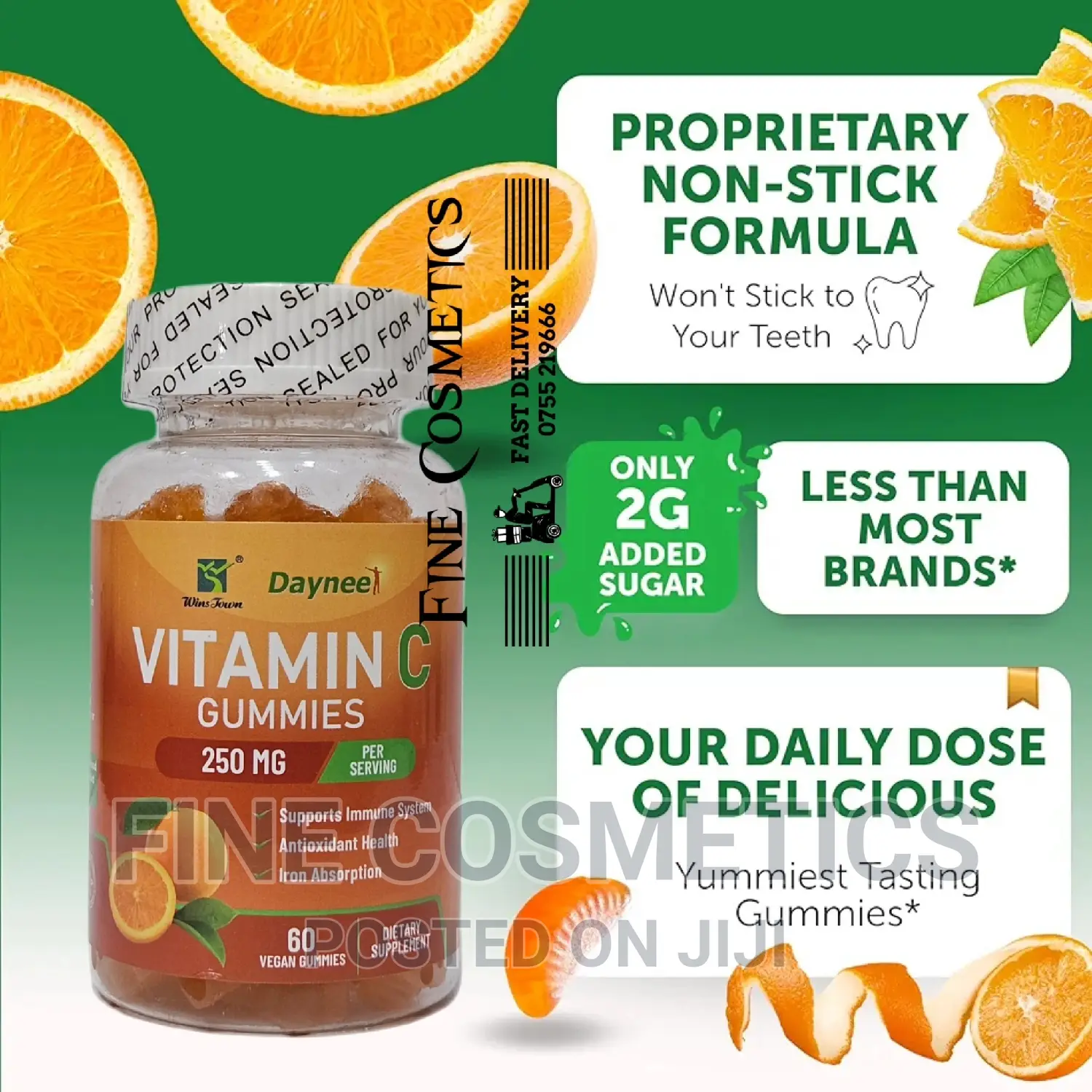 Health Bright Skin Immune System Support Vitamin C Gummies