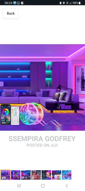 Strip Lights With Effect of App and Music