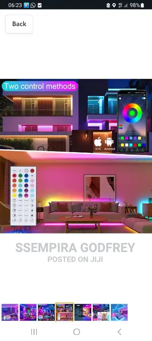 Strip Lights With Effect of App and Music