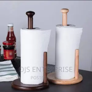 Wood Paper Towel Holder
