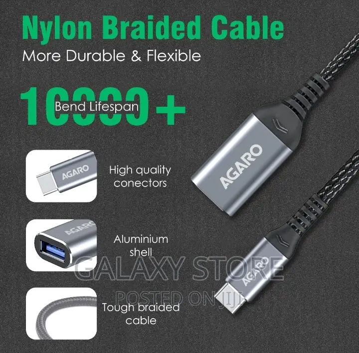 USB a to Type-C OTG With Cable