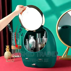 Cosmetics Storage With Mirror