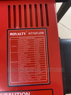 Generator Diesel 6.5kva (Royalty)