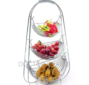 Fruit Plate Iron Wire Fruit Basket/ Racks