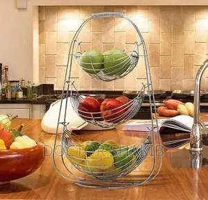 Fruit Plate Iron Wire Fruit Basket/ Racks