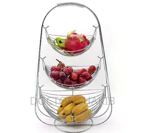 Fruit Plate Iron Wire Fruit Basket/ Racks