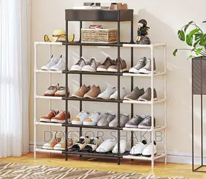 6-Layered Storage Rack Multifunctional Splicing Shoe Rack