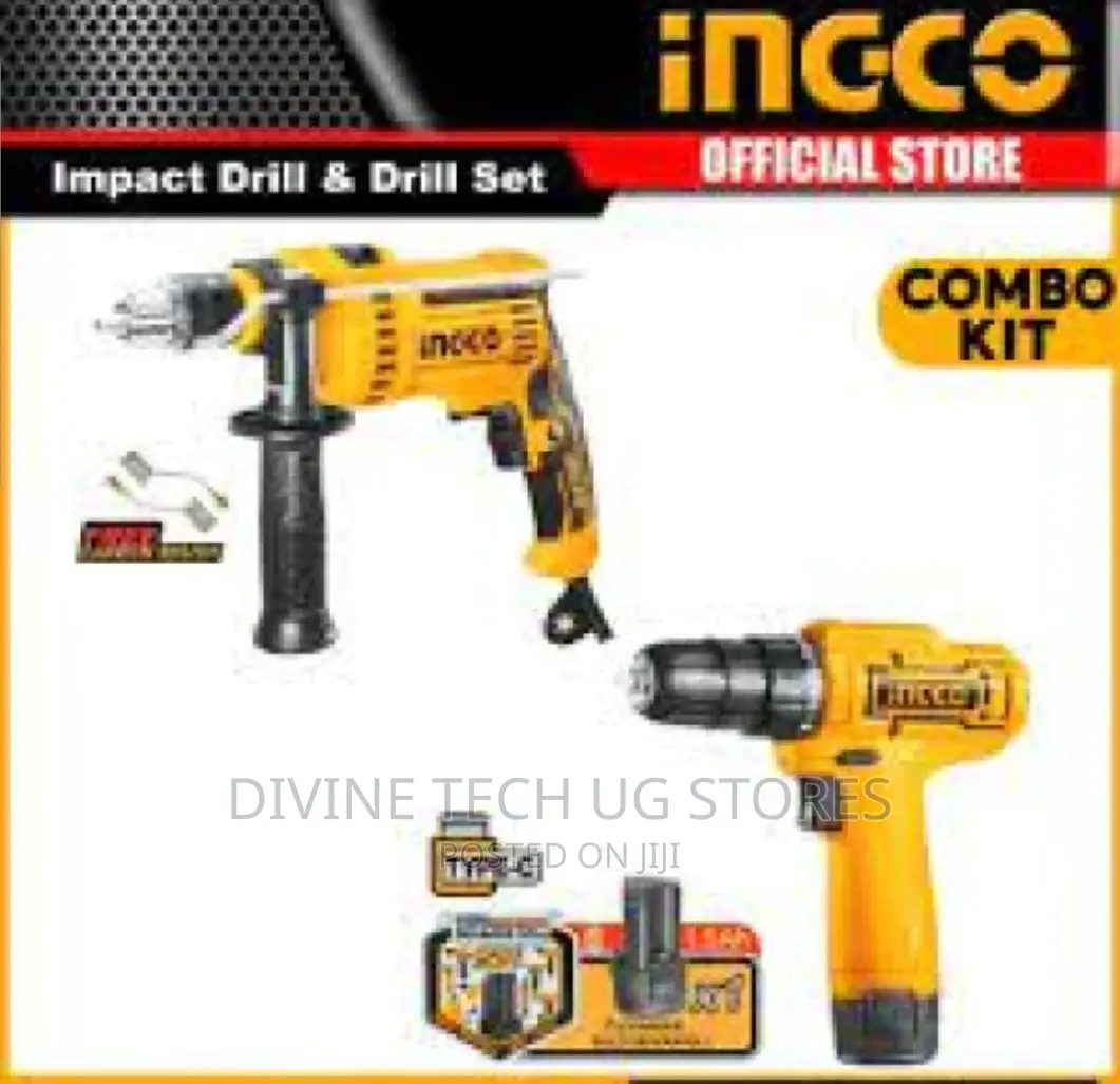 2PCS Drill Combo Kit ( Impact 710w And Cordless )