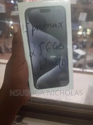 New Apple iPhone 15 Pro Max 256 GB Blue