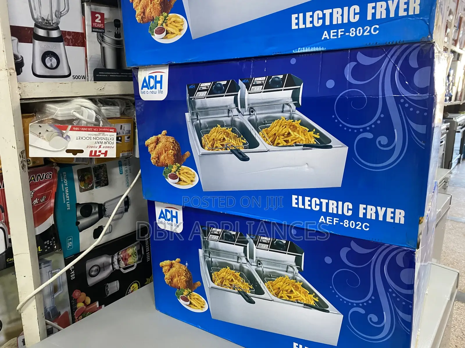 Adh Double Electric Deep Fryers Original