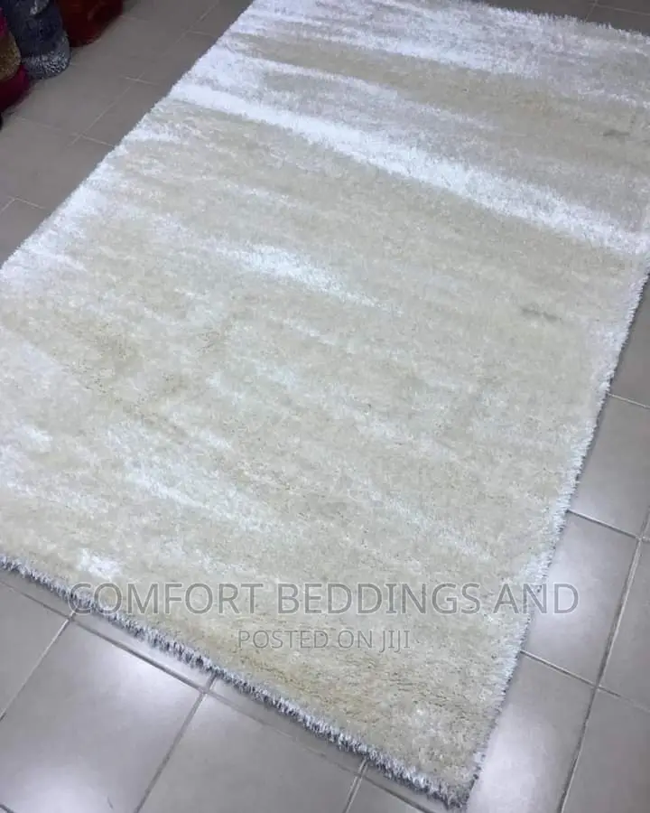 Turkish Shaggy Carpet Cream