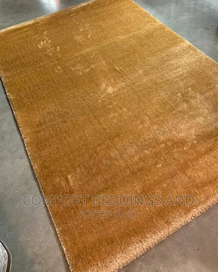 Turkish Shaggy Carpet Gold