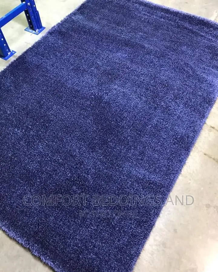 Turkish Shaggy Carpet Blue