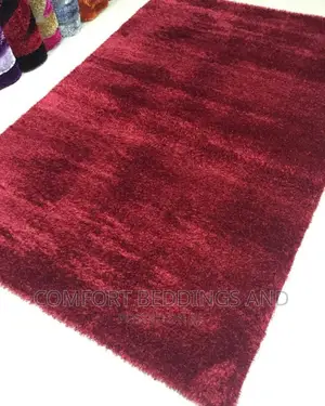 Turkish Shaggy Carpet Maroon