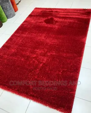 Turkish Shaggy Carpet Red
