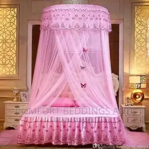 Round Mosquito Net Pink 4*6, 5*6
