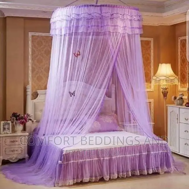 Round Mosquito Net Purple 4*6, 5*6