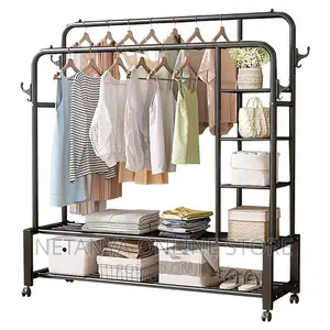 Freestanding Large Capacity Multifunctional Cloth Rack