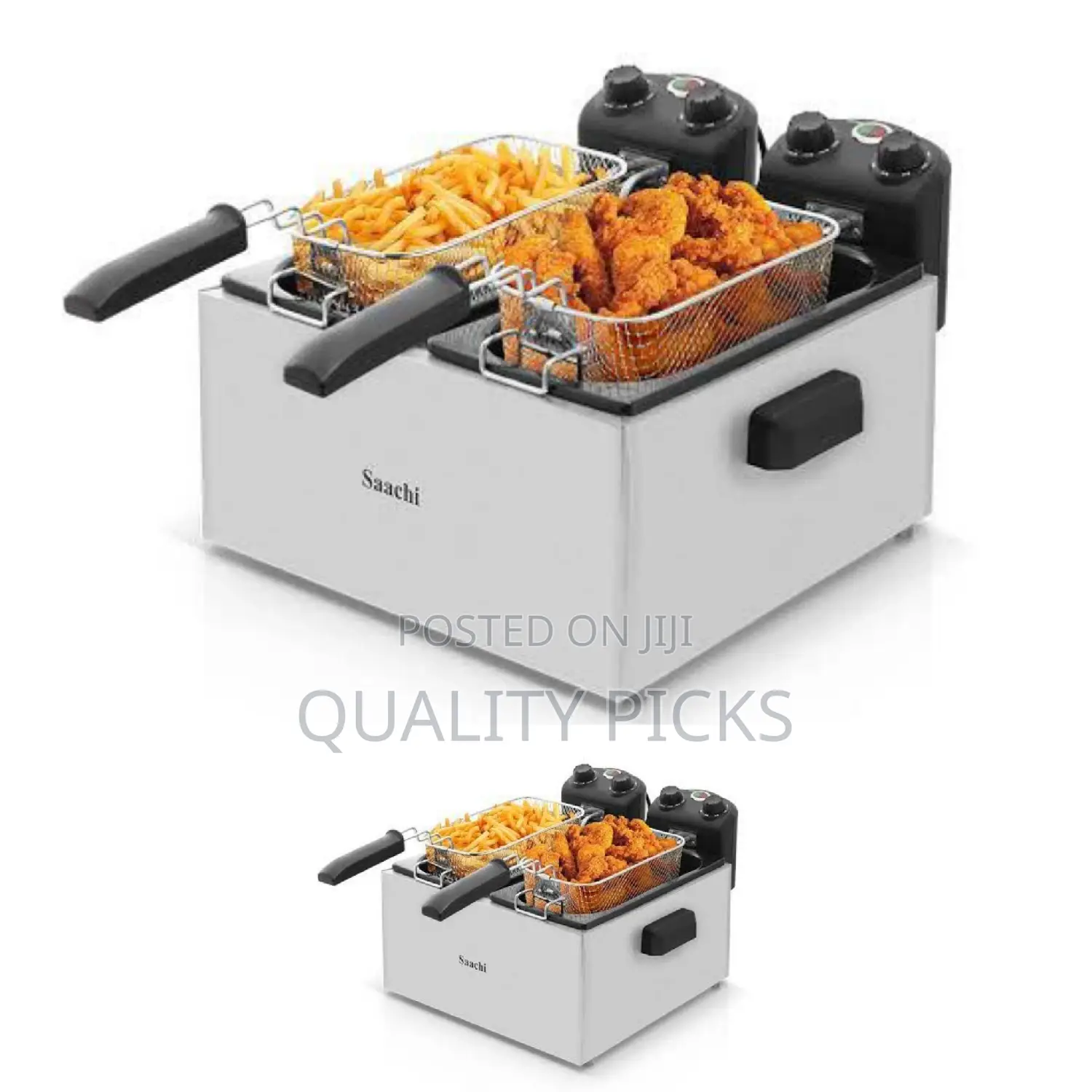 Electric Double Saachi Deep Fryer