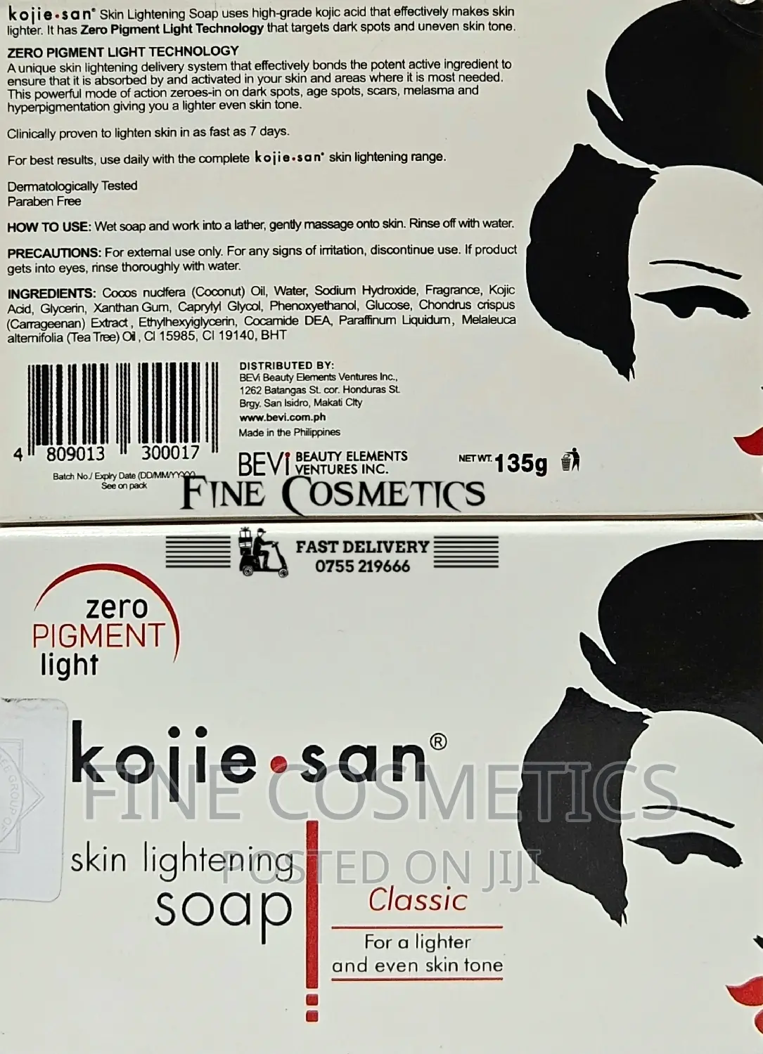 ORIGINAL Kojie San Soap Zero Pigment Classic Skin Lightening