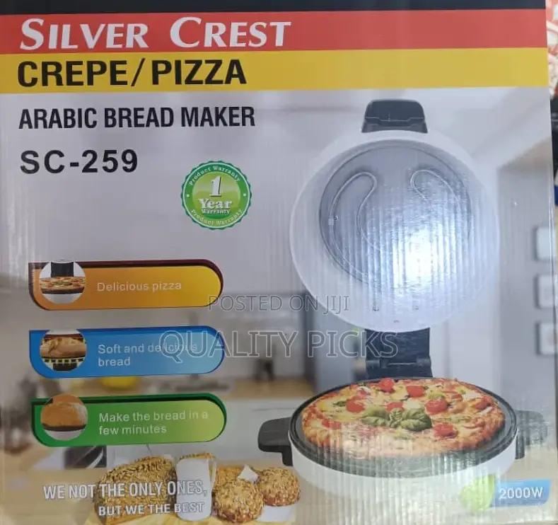 Electric Silver Crest Pizza Make