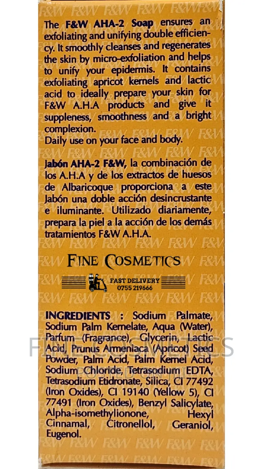 Original Fair and White Aha Exfoliating Soap