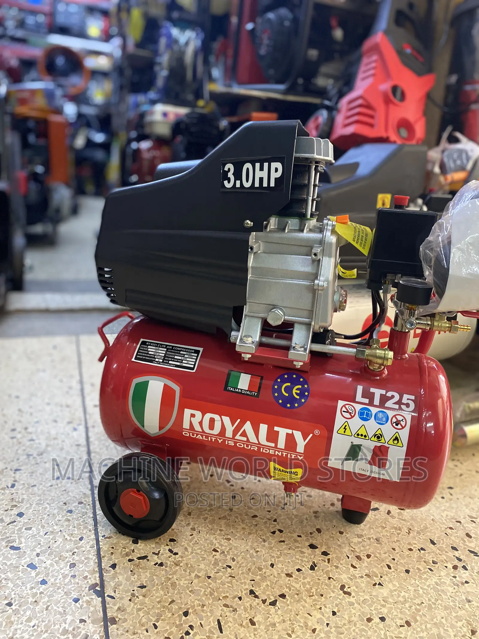 Air Compressor 25ltrs (Italy)