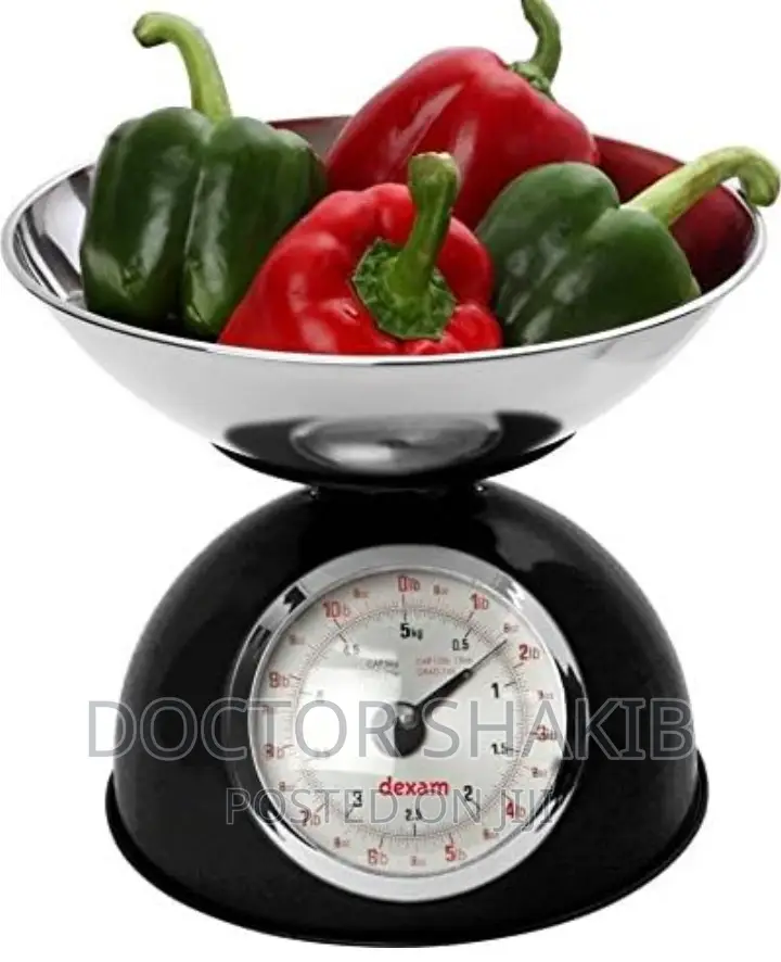 New Dexam Vintage Retro Kitchen Scale ( Black)