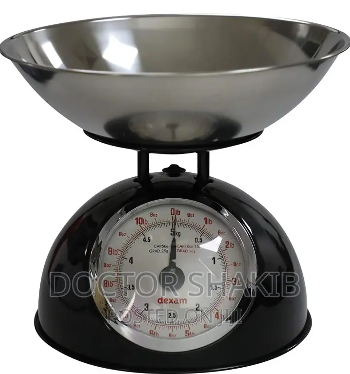 New Dexam Vintage Retro Kitchen Scale ( Black)