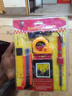 5-Piece Tool Set 3m Measuring Tape, Solidering Iron Gun
