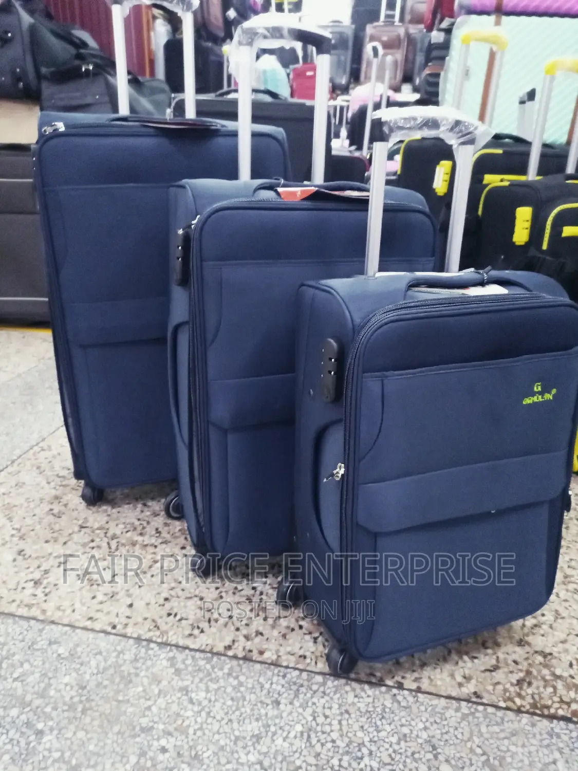 Original Cloth Suitcases in 3pcs Set