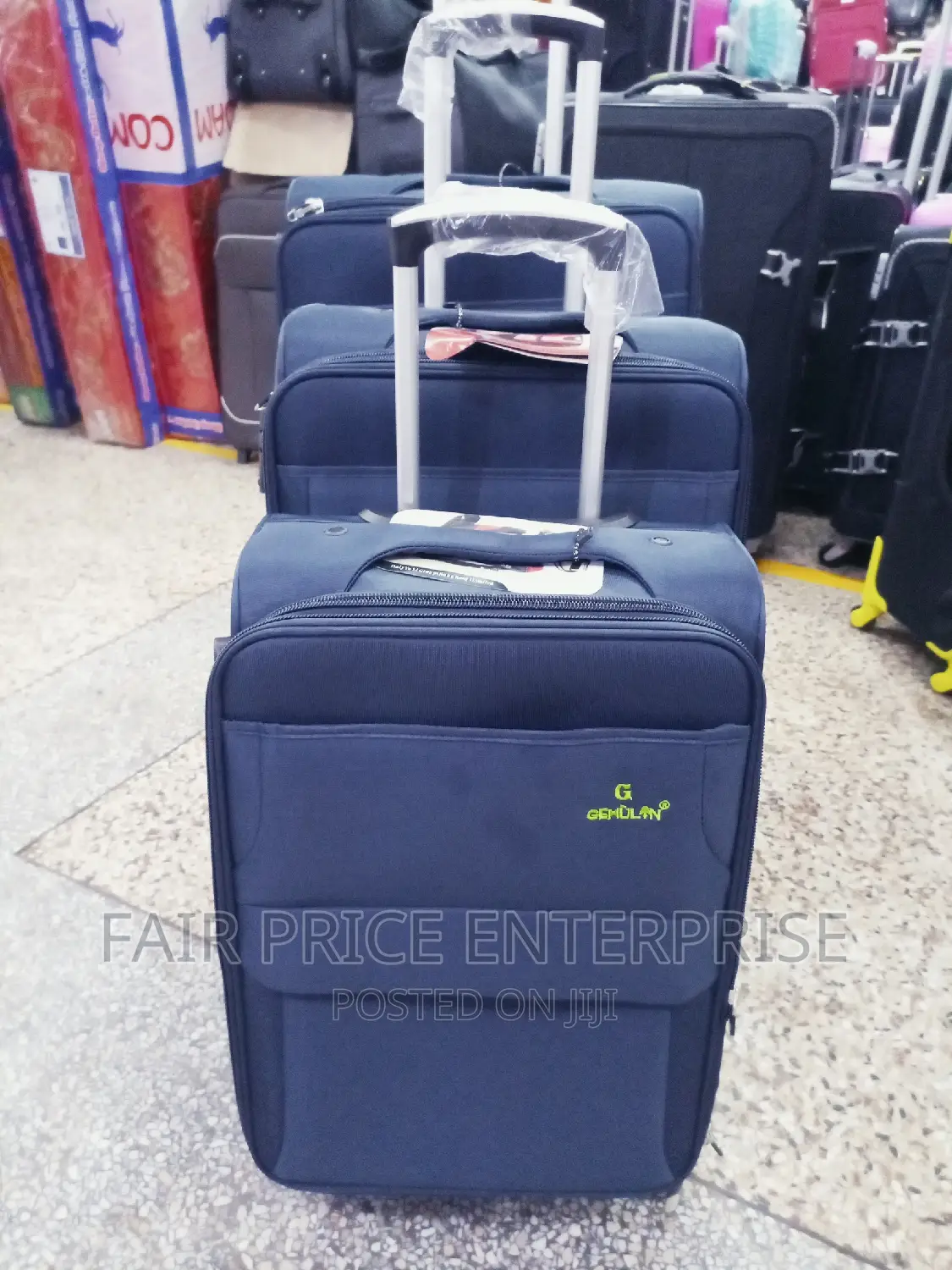 Original Cloth Suitcases in 3pcs Set
