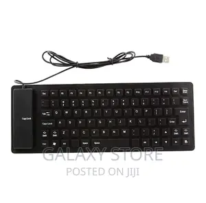 Flexible Foldable Keyboard Waterproof Silent Typing Soft Touch