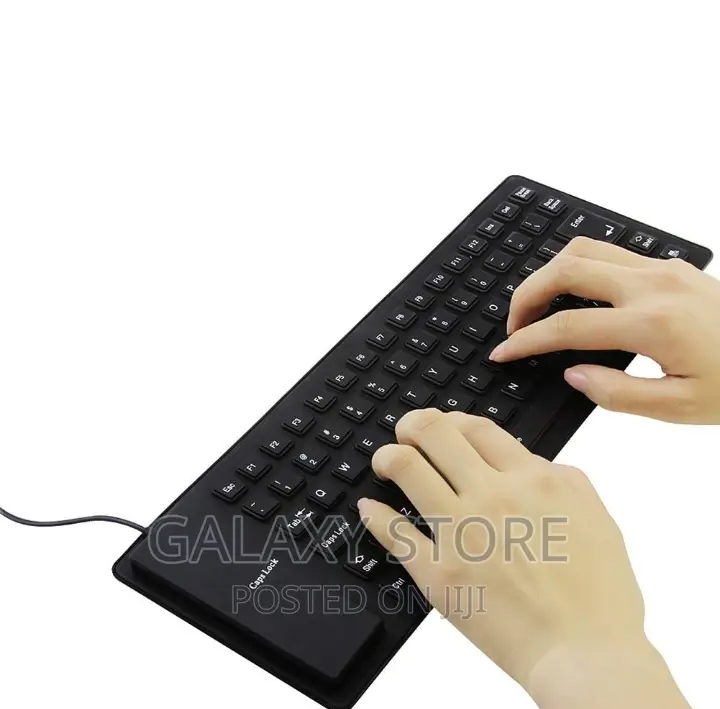 Flexible Foldable Keyboard Waterproof Silent Typing Soft Touch
